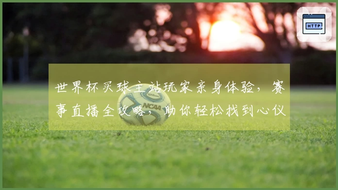 世界杯买球主站玩家亲身体验，赛事直播全攻略，助你轻松找到心仪的投注平台